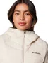 Jaqueta Columbia Feminina Joy Peak II com Capuz Creme