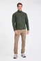 Jaqueta Solo Microfleece III Masculina Verde Escuro
