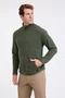 Jaqueta Solo Microfleece III Masculina Verde Escuro