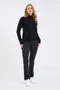 Jaqueta Solo Microfleece III Feminina Preta