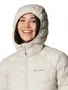Jaqueta Columbia Powder Lite com Capuz Feminina Creme