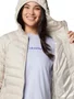 Jaqueta Columbia Powder Lite com Capuz Feminina Creme