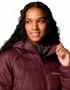 Jaqueta Columbia Feminina Powder Lite II Mid Roxa Jaqueta Columbia Feminina Powder Lite II Mid Roxa