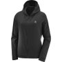 Jaqueta Salomon Fit Hoodie II Feminina Preta