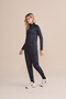 Jaqueta Sinuosa Fleece Noir Preta