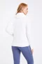 Jaqueta Solo Thermal Grid Hood Feminina Branco