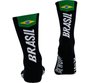 Kit 02 Pares Meias de Corrida Ciclismo HUPI Brasil Preto