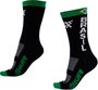 Kit 02 Pares Meias de Corrida Ciclismo HUPI Brasil Preto