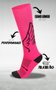 Kit 02 Pares Meia Corrida Ciclismo HUPI Longa Asas