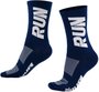 Kit 02 Pares Meia Corrida HUPI Run Azul e Amarelo