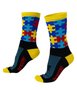 Kit 02 Pares Meia Corrida HUPI TEA Autismo 36-42