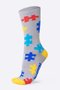 Kit 02 Pares Meia Corrida HUPI TEA Autismo 36-42 Colorido