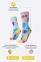 Kit 02 Pares Meia Corrida HUPI TEA Autismo 36-42 Colorido