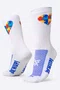 Kit 02 Pares Meia Esportiva HUPI TEA Autismo 36-42 Branco