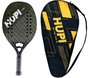 Kit 02 Raquetes Beach Tennis HUPI Net Pro Kevlar + 3 Bolas