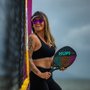 Kit 02 Raquetes Beach Tennis HUPI Onda Carbon 3K + 3 Bolas