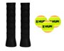 Kit 02 Undergrip Spider Preto + 03 Bolinhas HUPI Beach Tenis