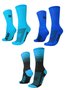 Kit 03 Meias HUPI Meia Azul Cano Médio