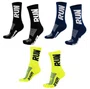 Kit 03 Pares Meia Corrida HUPI Run Preto Azul e Amarelo