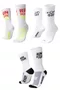 Kit 03 Pares Meia Corrida HUPI Tamanho LT 34-38 Branco