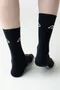 Kit 03 Pares Meia HUPI Corrida Tamanho LT 34-38 Preto
