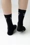 Kit 03 Pares Meia HUPI Corrida Tamanho LT 34-38 Preto/Branco