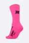 Kit 03 Pares Meia HUPI Lisas LT 34-38 Rosa/Amarelo/Preto