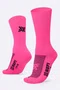 Kit 03 Pares Meia HUPI Lisas LT 34-38 Rosa/Amarelo/Preto