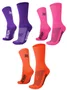 Kit 03 Pares Meia para Corrida HUPI Lisas Coloridas
