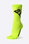 Kit 03 Pares Meia para Corrida Hupi Ultra 21K Amarelo Branco e Preto