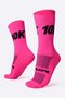 Kit 04 Pares Meia para Corrida HUPI 10K e 21K Rosa e Amarelo