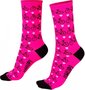 Kit 1 Bandana HUPI Love Bike Rosa e 1 Par de Meias love Bike Rosa HUPI