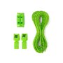 Kit 1 Viseira de Corrida e 1 Cadarço Elástico HUPI Preto e Verde