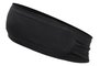Kit 1 Testeira HeadBand Preto Liso HUPI e 1 Par Munhequeira HUPI Spin Preta