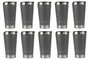 Kit 10 Copos Térmico Pullo Kippis 480ML Cinza