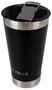 Kit 2 Copos Térmico Pullo Kippis 480ML Preto e Cinza