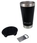 Kit 2 Copos Térmico Pullo Kippis 480ML Preto e Cinza