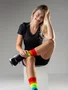 Kit 2 Meias HUPI Run Spectrum