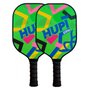Kit 2 Raquetes Pickleball HUPI Carbon Elite