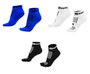 Kit 3 Meias Curtas HUPI Preto, Azul e Branco