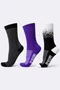 Kit 3 Meias de Corrida HUPI Run Motion