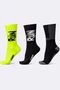 Kit 3 Meias HUPI Run Boost