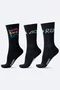 Kit 3 Meias HUPI Run Squad