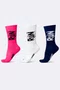 Kit 3 Meias HUPI Run Style