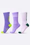 Kit 3 Meias HUPI Soft Colors Pés Menores 34-38