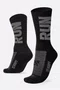 Kit 3 Pares de Meias HUPI Run Preto e Cinza