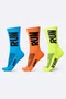 Kit 3 Pares Meia HUPI RUN Corrida Esportiva 36-42 Cano Médio