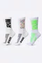 Kit 3 Pares Meia HUPI RUN Corrida Esportiva 36-42 Cano Médio