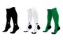 Kit 3 Pares Meião de Futebol HUPI Classic Dry Preto Branco e Verde