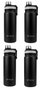 Kit 4 Garrafas Pullo Jack 650ML Preto
